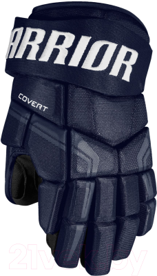 Перчатки хоккейные Warrior QRE4 / Q4G-NV12 (темно-синий)