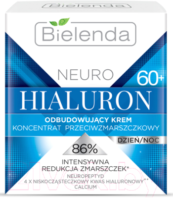 Крем для лица Bielenda Neuro Hialuron восстанавл. концентр. против морщин 60+ день/ночь (50мл)