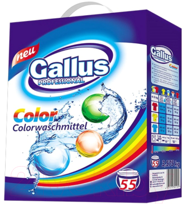 Стиральный порошок Gallus Для стирки цветных тканей (3.575кг)