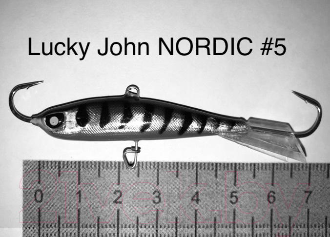 Балансир Lucky John Nordic 5 / 51501-47H (с тройником) — фото 5
