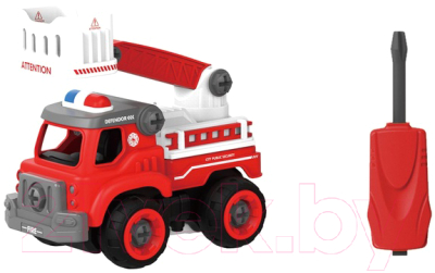 Конструктор Qunxing Toys Пожарная машина / LM8034-DZ-1