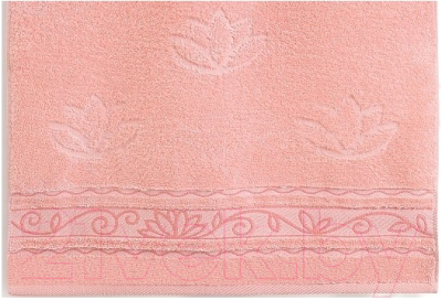 Полотенце Aquarelle Лотос 50x90 (розово-персиковый)
