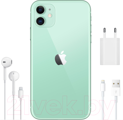 Смартфон Apple iPhone 11 128GB / MWM62 (зеленый)