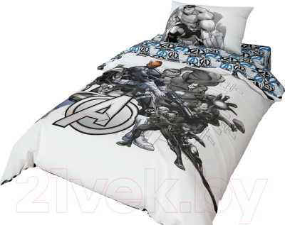 Комплект постельного белья Нордтекс Marvel Мстители MARV 1551 20051+8382/1