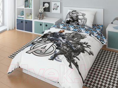 Комплект постельного белья Нордтекс Marvel Мстители MARV 1551 20051+8382/1