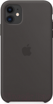 Чехол-накладка Apple Silicone Case для iPhone 11 Black / MWVU2