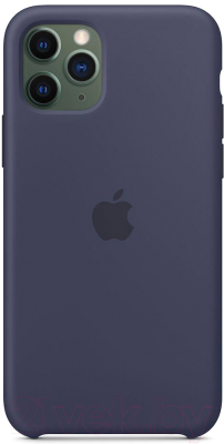 Чехол-накладка Apple Silicone Case для iPhone 11 Pro Midnight Blue / MWYJ2
