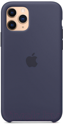 Чехол-накладка Apple Silicone Case для iPhone 11 Pro Midnight Blue / MWYJ2