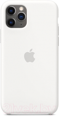

Чехол-накладка Apple, Silicone Case для iPhone 11 Pro White / MWYL2
