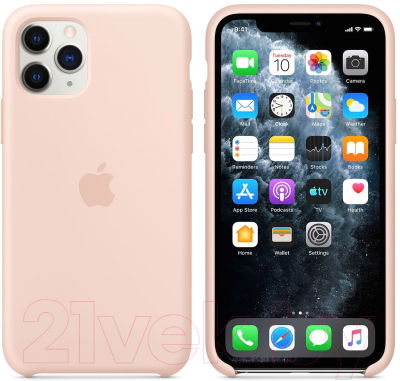 Чехол-накладка Apple Silicone Case для iPhone 11 Pro Pink Sand / MWYM2