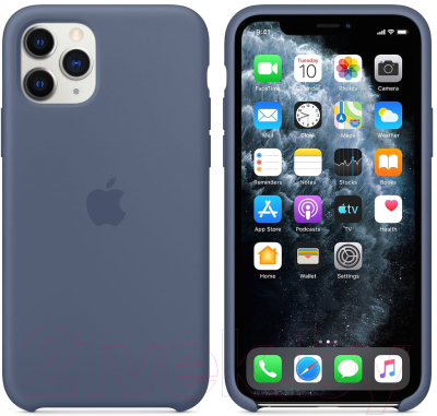 Чехол-накладка Apple Silicone Case для iPhone 11 Pro Alaskan Blue / MWYR2
