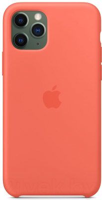 Чехол-накладка Apple Silicone Case для iPhone 11 Pro Clementine Orange / MWYQ2