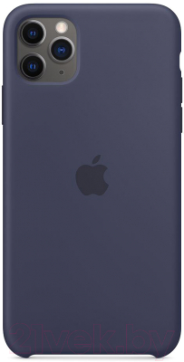 Чехол-накладка Apple Silicone Case для iPhone 11 Pro Max Midnight Blue / MWYW2