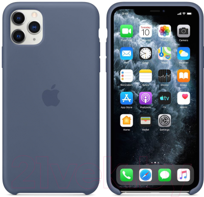 Чехол-накладка Apple Silicone Case для iPhone 11 Pro Max Alaskan Blue / MX032