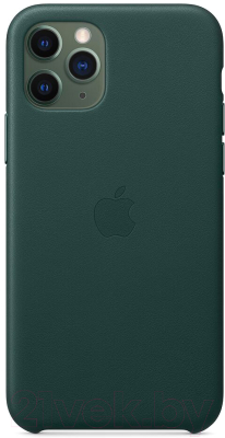 Чехол-накладка Apple Leather Case для iPhone 11 Pro Forest Green / MWYC2