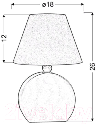 Прикроватная лампа Candellux Ofelia 41-62492