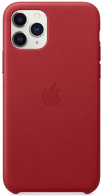 Чехол-накладка Apple Leather Case для iPhone 11 Pro (PRODUCT)RED / MWYF2