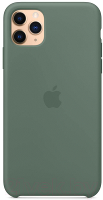 Чехол-накладка Apple Silicone Case для iPhone 11 Pro Max Pine Green / MX012