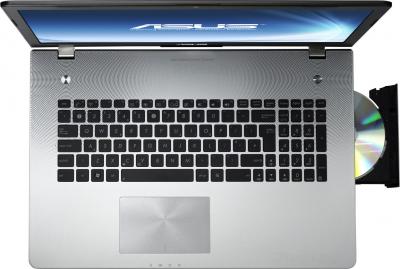 Ноутбук Asus N76VB-T4006H - вид сверху