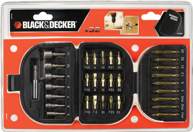 Набор головок, бит Black & Decker A-7094 (32 предмета) - общий вид