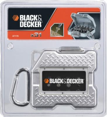 Набор бит Black & Decker A-7176 (31 предмет) - в упаковке