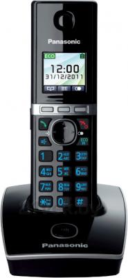 Беспроводной телефон Panasonic KX-TG8051 (Black, KX-TG8051RU3) - общий вид