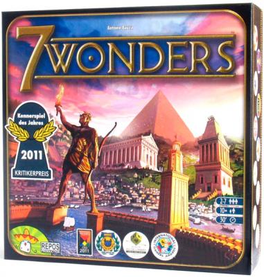 Настольная игра Asmodee 7 чудес / 7 Wonders - коробка