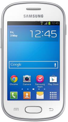 Смартфон Samsung S6790 Galaxy Fame Lite (белый) - общий вид