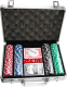 Набор для покера ZEZ Sport S-1 (в чемодане, 200 фишек) - 