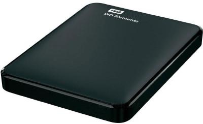 Внешний жесткий диск Western Digital Elements Portable 500GB (WDBUZG5000ABK) - общий вид