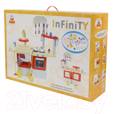 Детская кухня Полесье Infinity basic №4 / 42309 (в коробке)