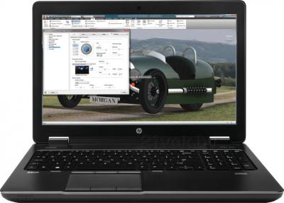 Ноутбук HP ZBook (F0U59EA) - фронтальный вид
