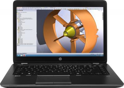 Ноутбук HP ZBook (F0V51EA) - фронтальный вид