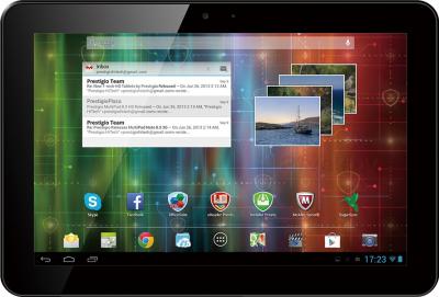 Планшет Prestigio MultiPad 4 Ultimate 10.1 3G (PMP7100D3G_QUAD) - фронтальный вид