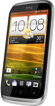 Смартфон HTC Desire Х Dual (White) - полубоком