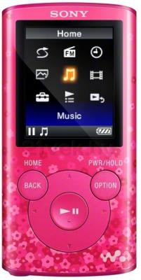 MP3-плеер Sony NWZ-E384P - общий вид с наушниками