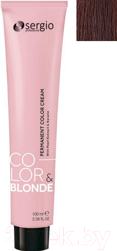 Крем-краска для волос Sergio Professional Color&Blonde 6.3 (темно-русый золотистый)
