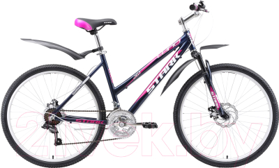 Велосипед STARK Luna 26.1 D 2017 (18, черный/фиолетовый)