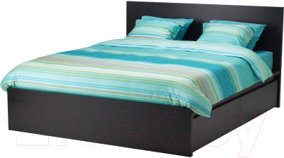 Двуспальная кровать Ikea Мальм 992.110.27