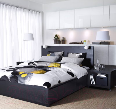 Двуспальная кровать Ikea Мальм 992.110.27