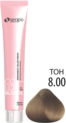 Крем-краска для волос Sergio Professional Color&Blonde 8.00 (блондин интенсивный)