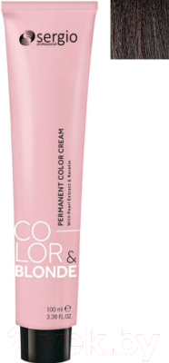 

Крем-краска для волос Sergio Professional, Брюнет;русый, Color&Blonde 5.1