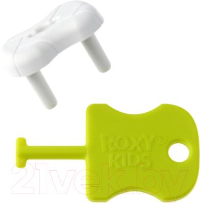 Набор заглушек для розеток Roxy-Kids RSG-002G (8шт, белый)