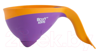 Ковшик для купания Roxy-Kids Flipper RBS-004-V с лейкой (фиолетовый)