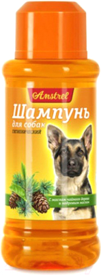 Шампунь для животных Amstrel С маслом чайного дерева и кедровым маслом для собак (320мл)