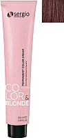 Крем-краска для волос Sergio Professional Color&Blonde 7.003 (средне-русый натур. карамельный) - 