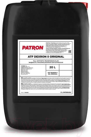 Трансмиссионное масло Patron Original ATF Dexron II