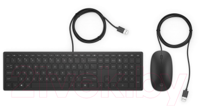 

Клавиатура+мышь HP, Pavilion Wired Keyboard and Mouse 400 Series (4CE97AA)