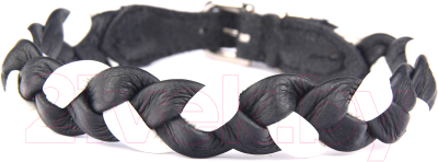 Изображение товара Ошейник ZOOleszcz Plaited 743 (black/white)