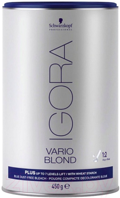 Порошок для осветления волос Schwarzkopf Professional Vario Blond Plus голубой (450г)